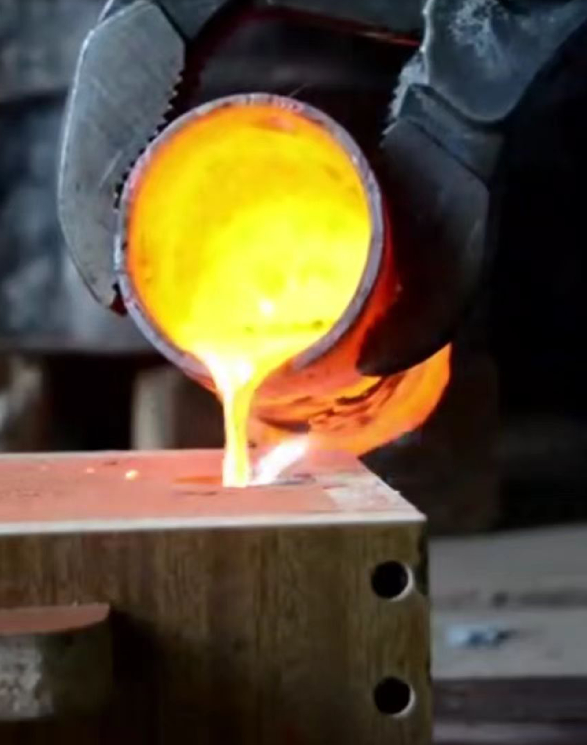 Części odlewane z miedzi